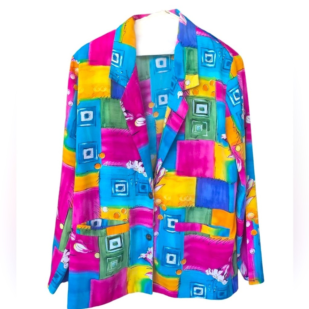 GW by Graff Vintage Multicolored Blazer